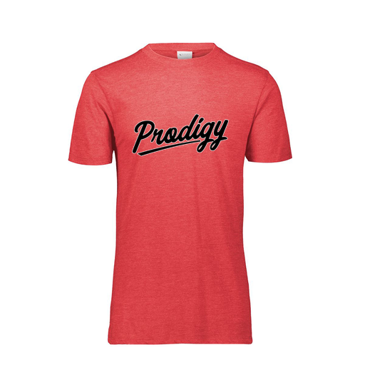 [FTSCUBRD-YS-LOGO2] Decker Youth Tri-Blend T-Shirt - Short Sleeve (Youth S, Red, Logo 2)