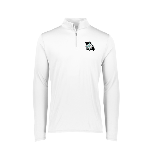 [FTLQFLWH-FAXS-LOGO3] Decker Women's Flex-Lite 1/4 Zip Shirt (Female Adult XS, White, Logo 3)