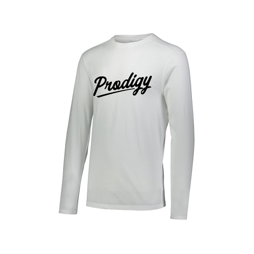 [FTLCUBWH-AXS-LOGO2] Decker Men's Tri-Blend T-Shirt - Long Sleeve (Adult XS, White, Logo 2)