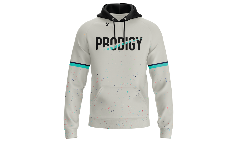 KC Prodigy - Brooks - Grey Splatter Hoodie (No Number)